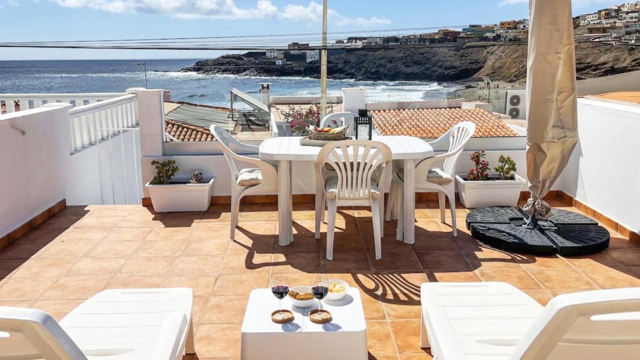 Villa Harmony Beach House - 2Br Sea Views Terrace Telde Exterior foto